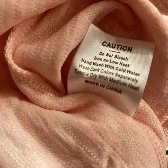 🆕Blush-Pink Tie-Strap Tulip-Hem Blouson Dress S🆕 - Picture 12 of 13